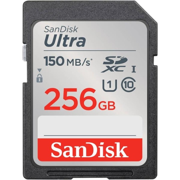 SanDisk Hukommelseskort SDXC Ultra 256GB 150MB/s