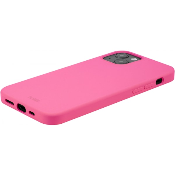 Holdit Silikoni Kuori Bright Pink, iPhone 14 Plus Rosa