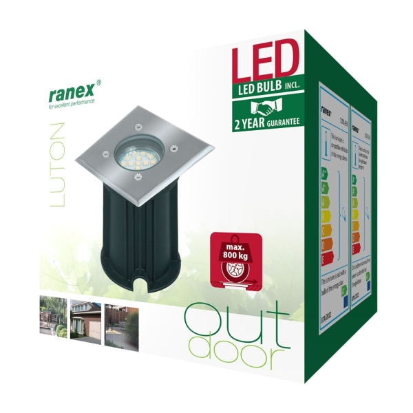 Ranex LED Maa Kohdevalaisin 3 W 230 lm 3000 K