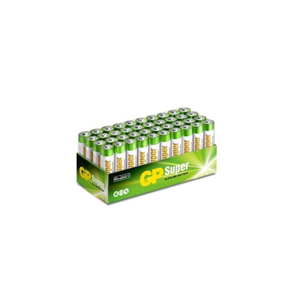 GP Super Alkaline AAA 40-pakkaus (S)