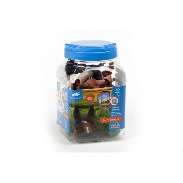 ANIMAL PLA Farm animals 30pcs in 3,2L bucket