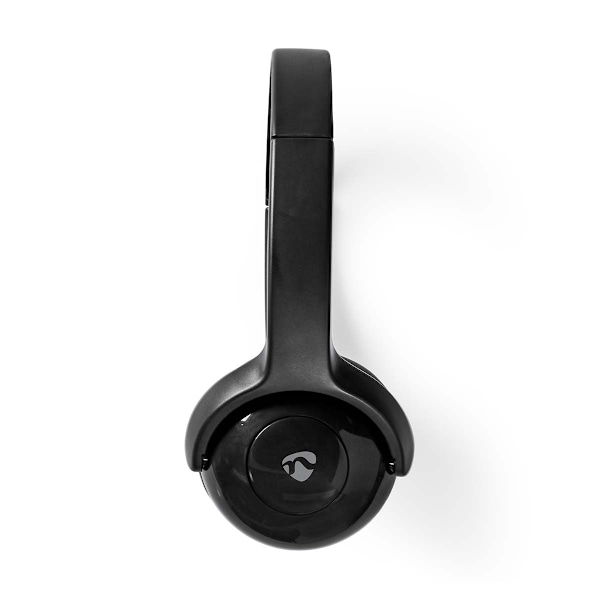 Nedis Trådløse On-Ear hovedtelefoner | Maksimal batteritid: 8 timer | Indbygget mikrofon | Truk kontrol | Understøtter stemmestyring | Volumenkontrol Svart