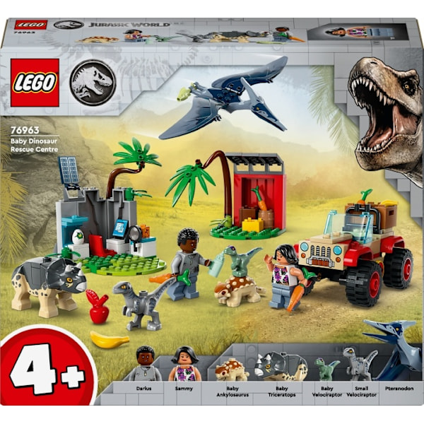 LEGO Jurassic World 76963  - Dinosauruspoikasten pelastuskeskus