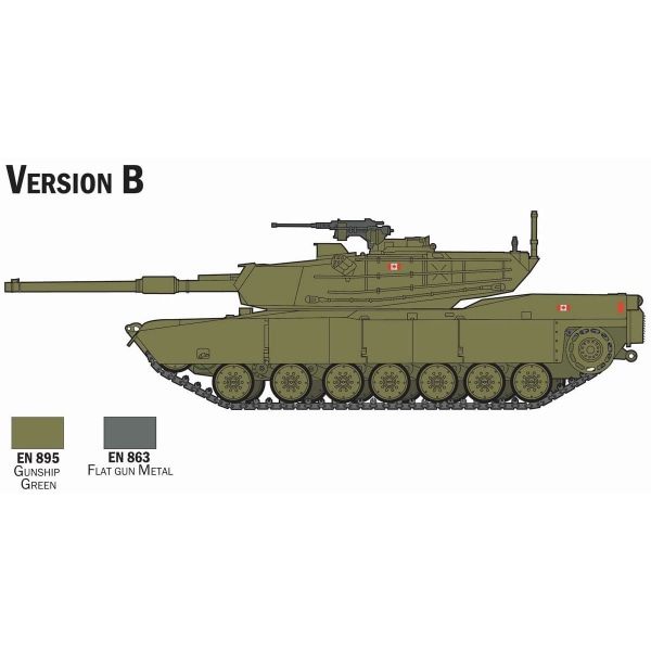 ITALERI 1:72 Complete modeling set M-1 Abrams
