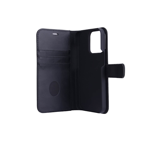 RADICOVER Strålingsbeskyttende Wallet Læder iPhone 13 Pro 2in1 Exclusive RFID Sort Svart
