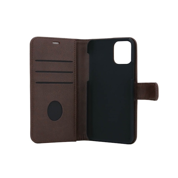 Radicover Strålningsskydd Plånboksväska PU iPhone 11 Pro Max Flipcover Brun 3-Led RFID Brun