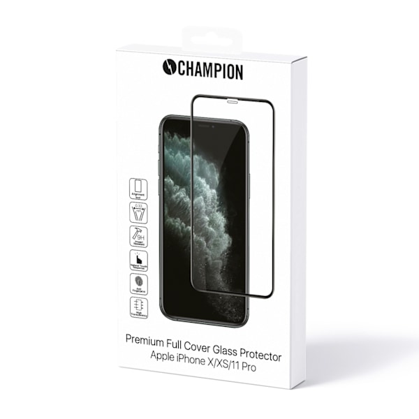 Champion Skärmskydd iPhone X/XS/11 Pro Transparent