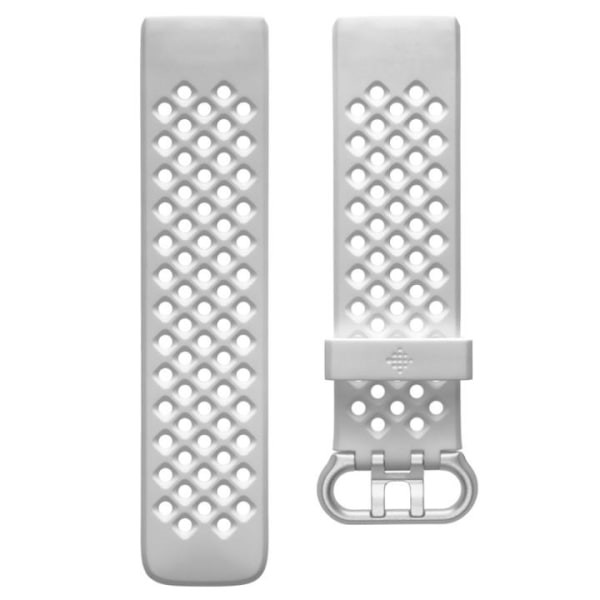 Fitbit Charge 4/Charge 3 Sportarmband White (S)