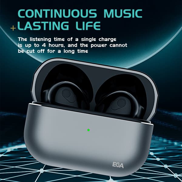 ET03 True Wireless Bluetooth -kuulokkeet, musta Svart