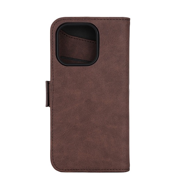 GEAR Classic 3 card Recycled MagSerie iPhone 15 Pro Brown Brun