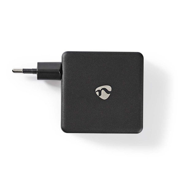 Nedis Väggladdare | 57 W | Snabbladdnings funktion | 2.25 A / 2.4 / 3.0 A | Antal utgångar: 2 | USB-A / USB-Câ„¢ | Utan kabel | Automatiskt val av Spä