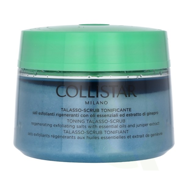 Collistar Toning Talasso Scrub 700 gr Regenerating Exfoliating Salts With Essential Oil sand Juniper Extract