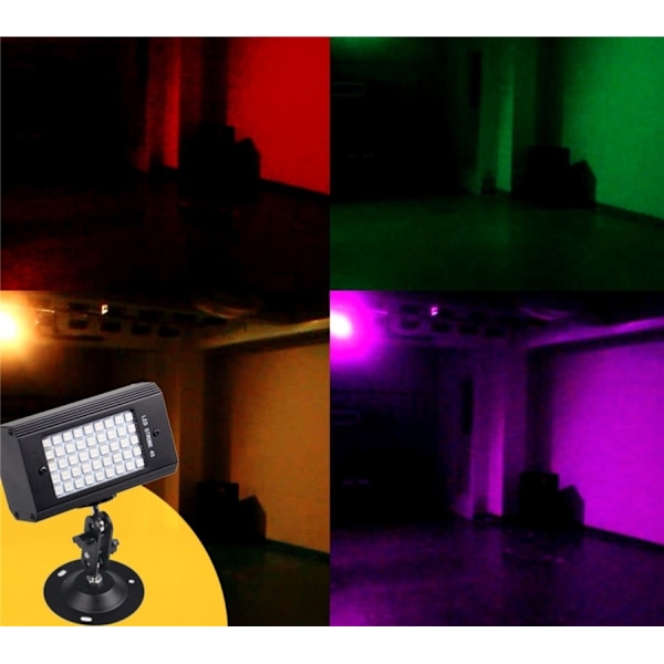 Stroboskop med LED, perfekt till disco