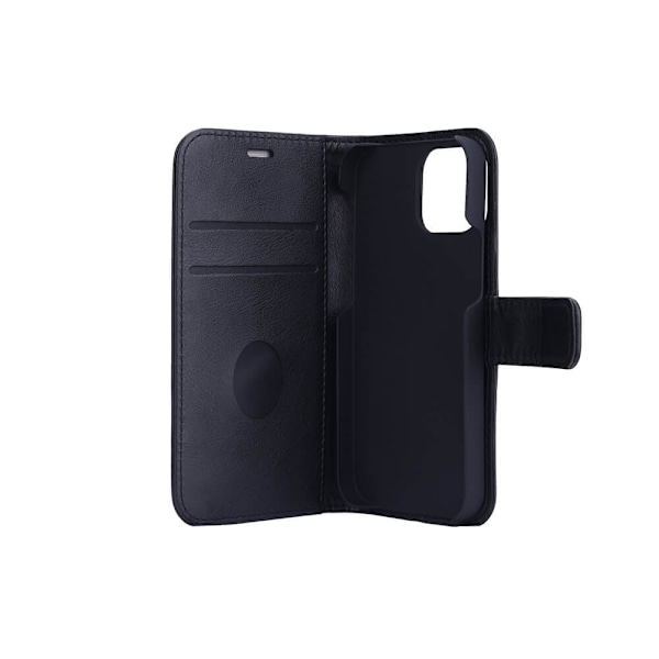 RADICOVER Strålningsskydd Mobilfodral PU-Läder iPhone 13 Mini Flipcover Svart Svart
