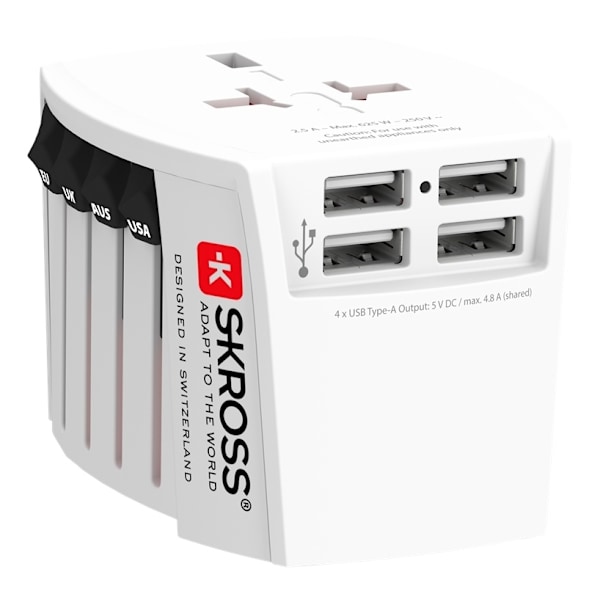 SKROSS MUV USB egnet til uudgravede enheder (2-polet)