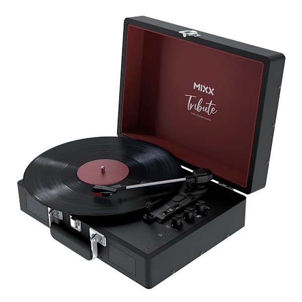 MIXX Vinylpladespiller Tribute Stereo Sort