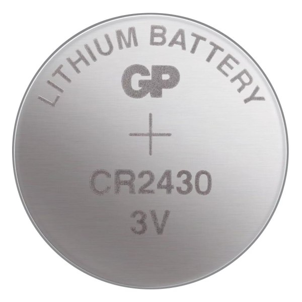 GP CR2430 Lithium Mønt, 1 pakke (B)