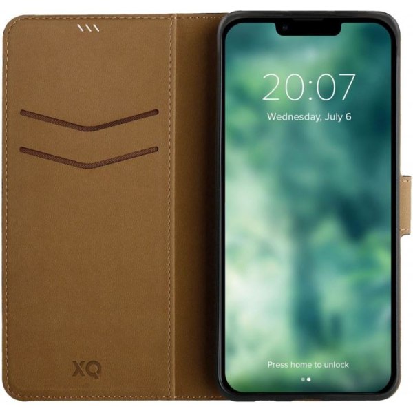 Xqisit Anti Bac Plånbok för iPhone 14 Pro Max, Svart Svart