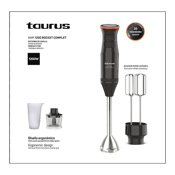 Taurus Stavmixer Bapi 1200 W Rocket Complet