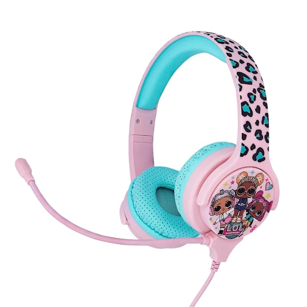 LOL Interaktiv hörlur/headset On-Ear 85/94dB Bom-Mik Rosa