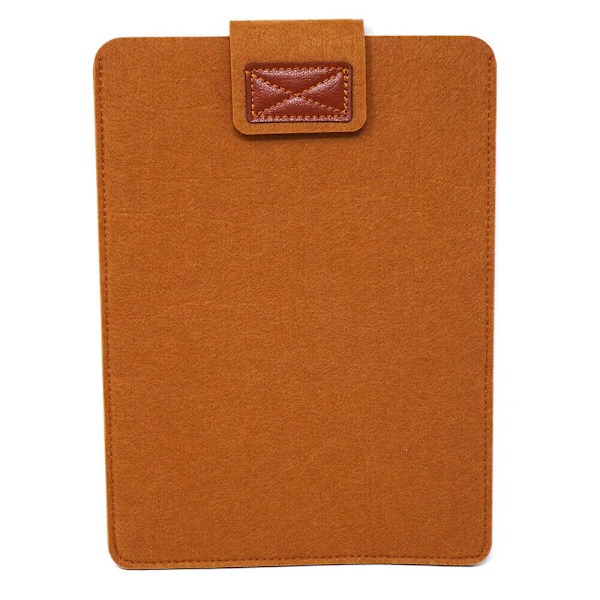 13\" tommer computer sleeve i stilfuldt uld, Brun