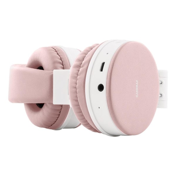 STREETZ Foldable on-ear BT headset, 3.5 mm, pink Rosa