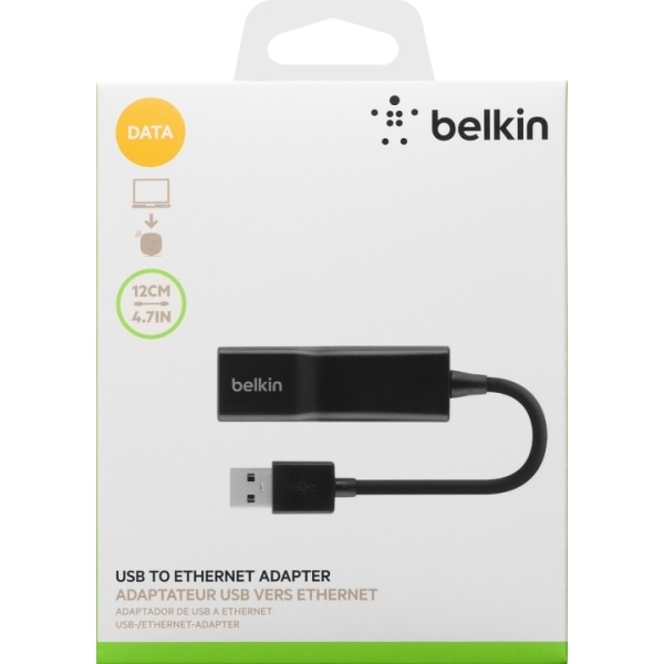 Belkin USB 2.0 till Ethernet-adapter -USB-nätverkskort