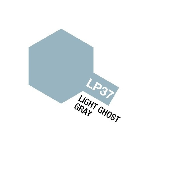 Tamiya Lacquer Paint LP-37 Light Ghost Gray (vaalea aaveenharmaa) Grå
