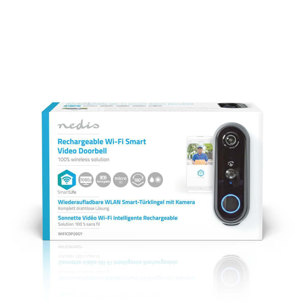 Nedis SmartLife Video Ovipuhelin | Wi-Fi | Paristokäyttöinen | F