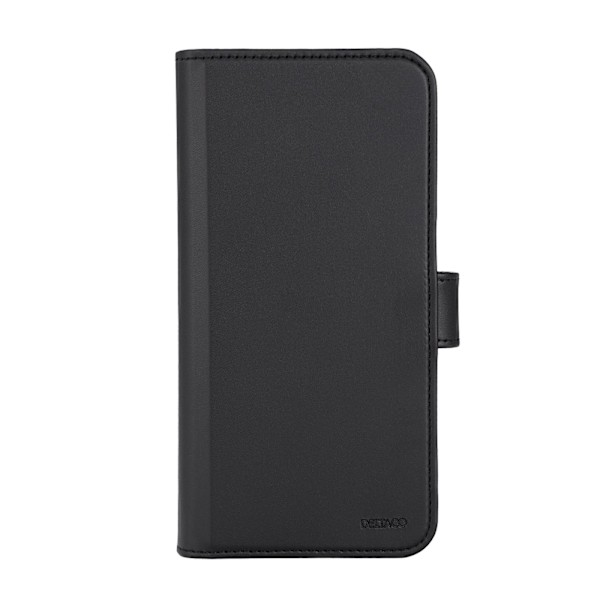 DELTACO Pungetui, 2-i-1, iPhone 15 Pro Max, magnetisk cover, sort Svart