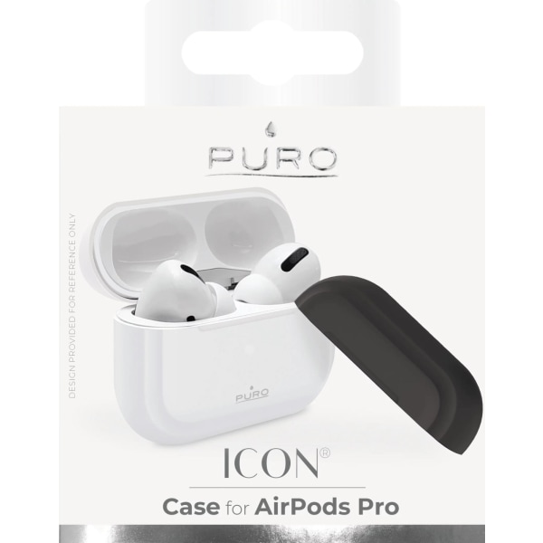 Puro Silicon Case för AirPods Pro, Vit