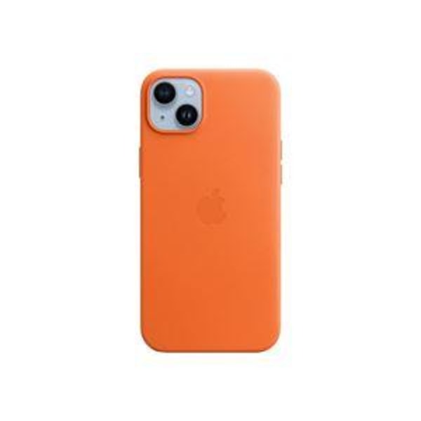 Apple iPhone 14 Plus Leather Case with MagSafe - Orange Orange