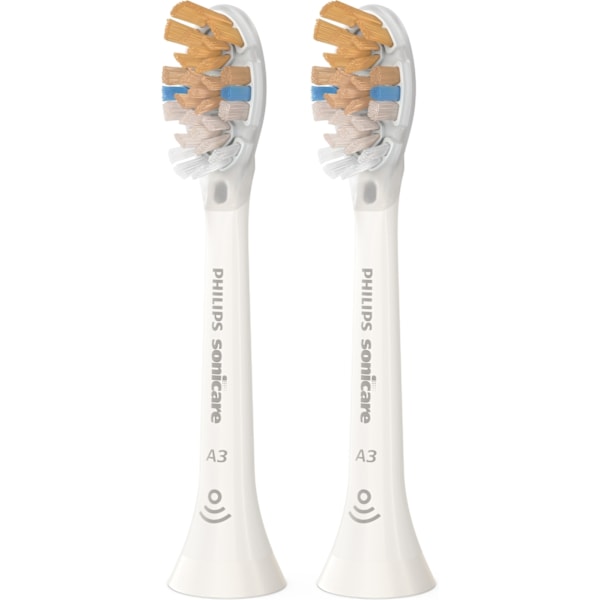 Philips A3 Premium All-in-One -borsthuvud, vit, 2 stycken