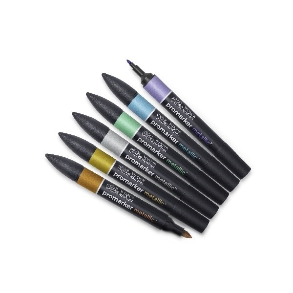 WINSOR Promarker Metallicmarker set 6pcs