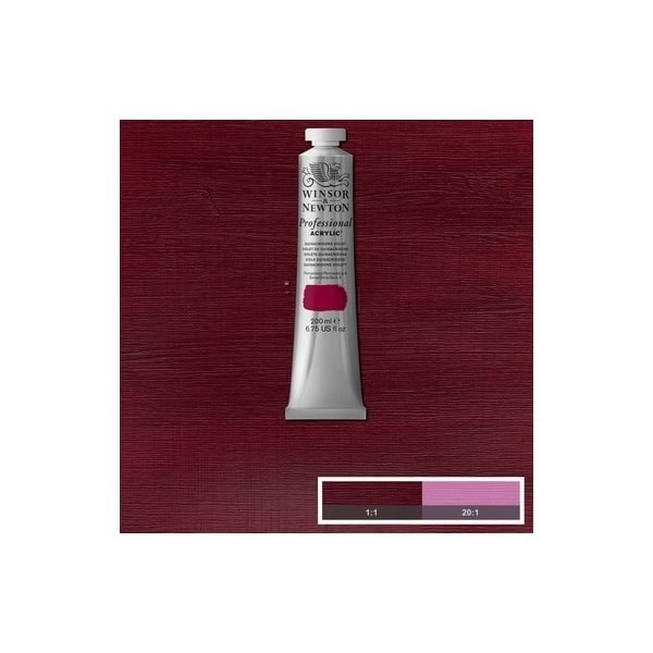 WINSOR Proff. acrylic 200ml quinacridone violet 550