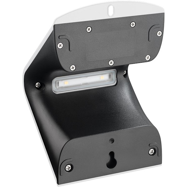 Goobay LED-solcelle-væglampe med bevægelsessensor, 1,5 W neutral hvid lysløsning til indgange, carporte og trapper