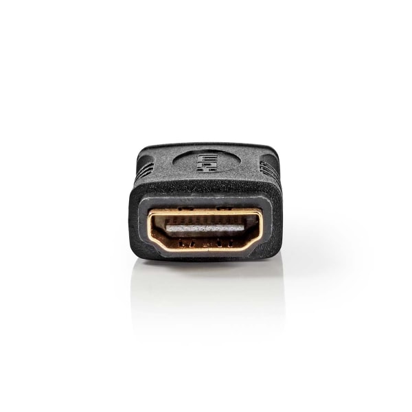 Nedis HDMI™ -sovitin | HDMI™ Ulostulo | HDMI™ Ulostulo | Kullattu | Suora | ABS-Muovi | Musta | 1 kpl | Laatikko