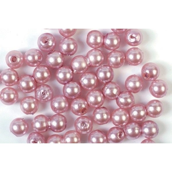 Plastpärlor 8mm 500g, Lavendel