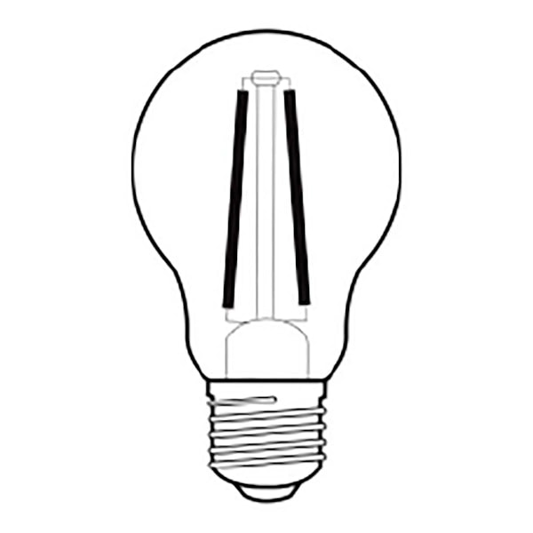Century LED E27 Vintage Filament Lamp Globe 8 W 810 lm 3000 K 2-blister