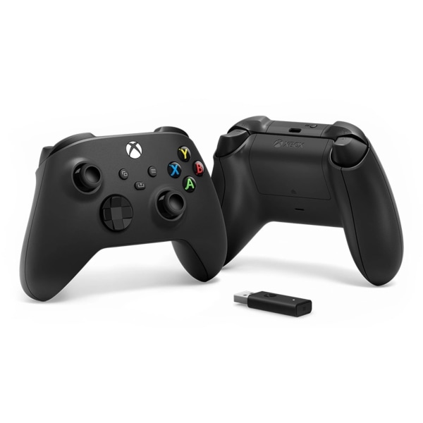 Microsoft Trådlös handkontroll till Xbox med trådlös adapter för