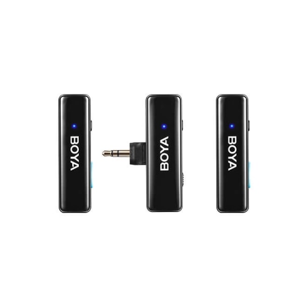 BOYA Trådlöst Mikrofonsystem BOYALINK X2, 3.5mm, Lightning & USB
