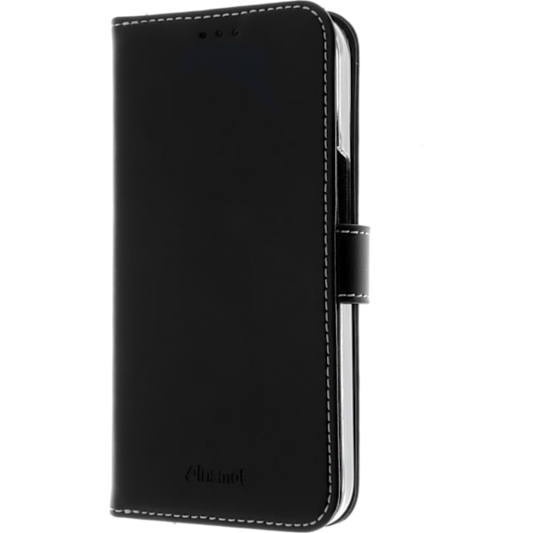 Insmat Exclusive Flip Case -lompakkokotelo, iPhone 15, musta Svart