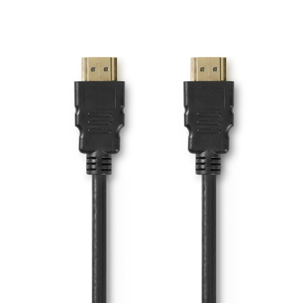 Nedis Premium High Speed ​​HDMI ™ kabel med Ethernet | HDMI™ Kontakt | HDMI™ Kontakt | 4K@60Hz | 18 Gbps | 2.00 m | Rund | PVC | Svart | Kuvert