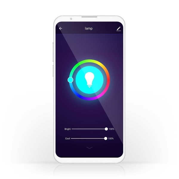 Nedis Smartlife Full färg glödlampa, 2-Pack | Wi-Fi | E27 | 806