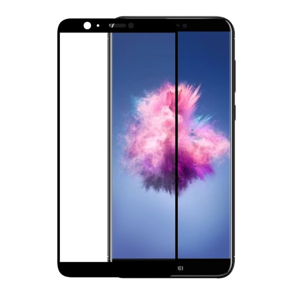 GEAR Härdat Glas 3D Full Cover Svart Huawei P Smart 2018 Transparent