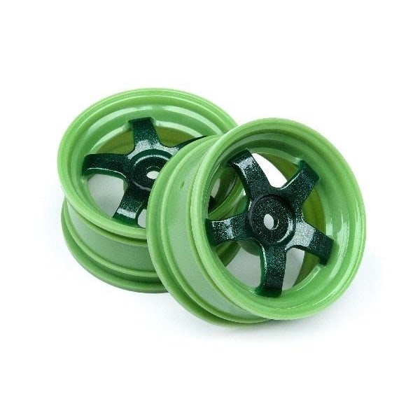 HPI Work Meister S1 Wheel Green 26Mm (0Mm Os/2Pcs)