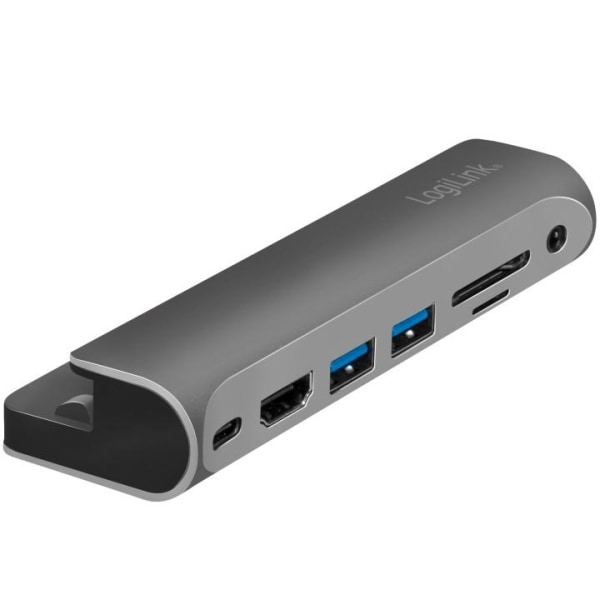 LogiLink USB-dockningsstation iPad 7-port USB3.2 Alu