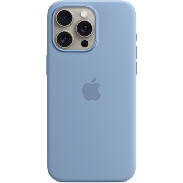 Apple iPhone 15 Pro Max silikonetui med MagSafe, vinterblå Blå