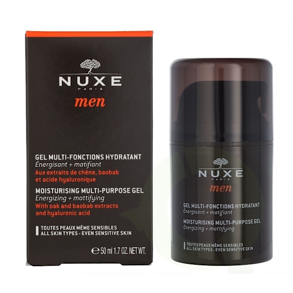 Nuxe Men Moisturizing Multi-Purpose Gel 50 ml For All Skin Types - Even Sensitive Skin