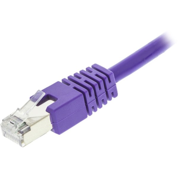 DELTACO F/UTP Cat6 patchkabel, 1m, lilla